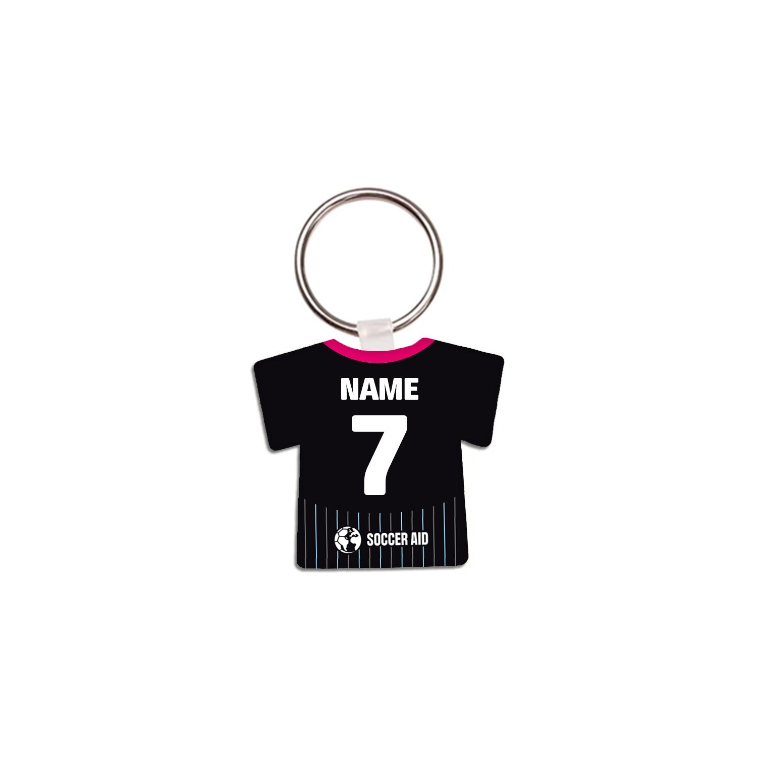 Soccer Aid 2026 Personalised Shirt Keyring – Soccer Aid Shop